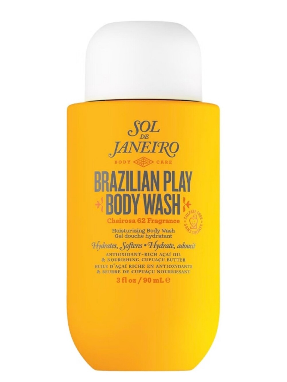 Sol de Janeiro Brazilian Play Moisturizing Shower Cream Gel Body Wash 90ml